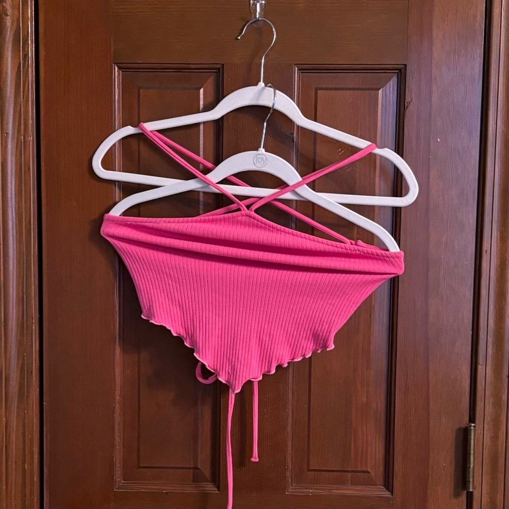 Wild Fable Pink Halter Top GUC